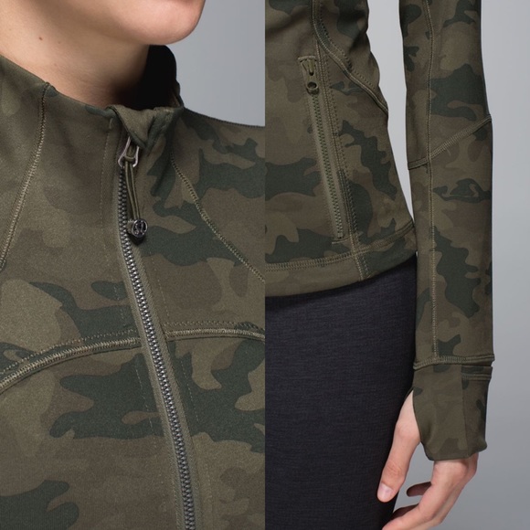 lululemon | Forme Jacket *Cuffins Savasana Camo 20cm Fatigue Green RARE 4 - Picture 9 of 9
